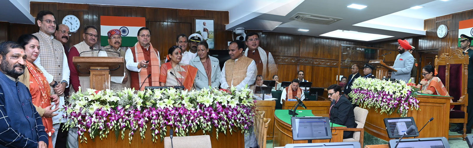 NeVA was inaugurated in Uttarakhand on 18th February 2025 at the Legislative Assembly in Dehradun by Hon’ble Chief Minister Pushkar Singh Dhami and Hon’ble Speaker Ritu Khanduri Bhushan. The launch coincided with the budget session, which began with Hon’ble Governor Lt. Gen. (Retd.) Gurmit Singh’s Budget Address, emphasizing transparency and digital governance.